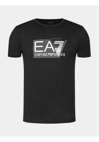 EA7 Emporio Armani T-Shirt 3DPT81 PJM9Z 1200 Czarny Regular Fit. Kolor: czarny. Materiał: bawełna #3