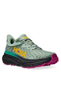 HOKA - Hoka Buty do biegania Challenger 7 1134498 Zielony. Kolor: zielony. Materiał: materiał