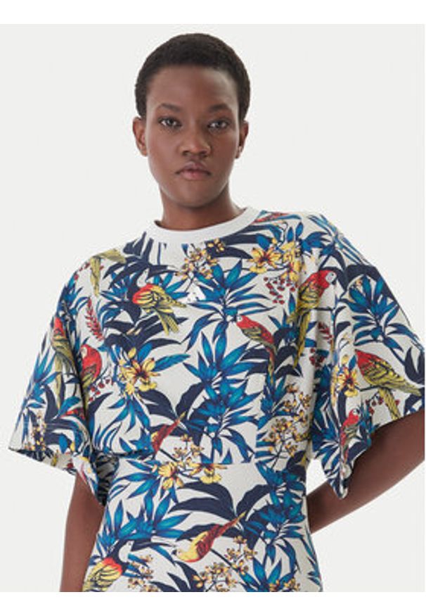 Adidas - adidas Sukienka codzienna Farm Rio KD2194 Niebieski Oversize. Okazja: na co dzień. Kolor: niebieski. Materiał: bawełna. Typ sukienki: oversize, proste. Styl: casual