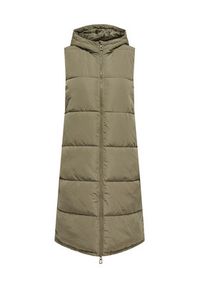 only - ONLY Bezrękawnik Alina 15241995 Zielony Regular Fit. Kolor: zielony. Materiał: syntetyk. Długość rękawa: bez rękawów #4