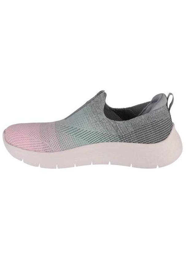 skechers - Buty do chodzenia damskie Skechers Go Walk Flex Cali Sunset. Kolor: różowy. Materiał: materiał, syntetyk. Szerokość cholewki: normalna. Sport: turystyka piesza