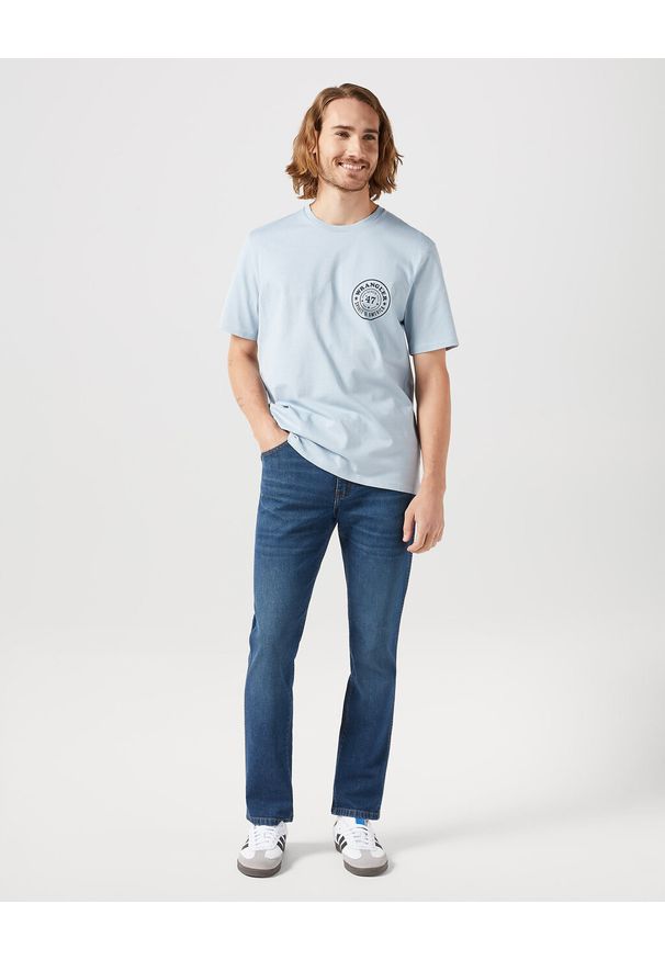 Wrangler - WRANGLER LARSTON MĘSKIE SPODNIE JEANSOWE JEANSY DŻINSY BLUE SPRUCE 112350652 W18S018019