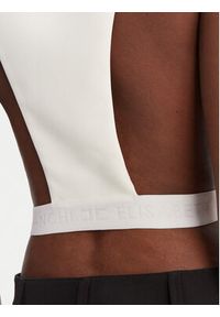 Elisabetta Franchi Kamizelka GL-003-61E2-V290 Biały Regular Fit. Kolor: biały. Materiał: syntetyk #5