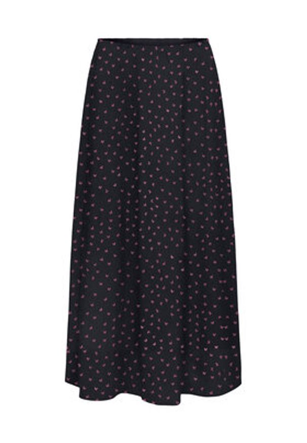 only - ONLY Spódnica maxi Nova 15357477 Czarny Regular Fit. Kolor: czarny. Materiał: wiskoza