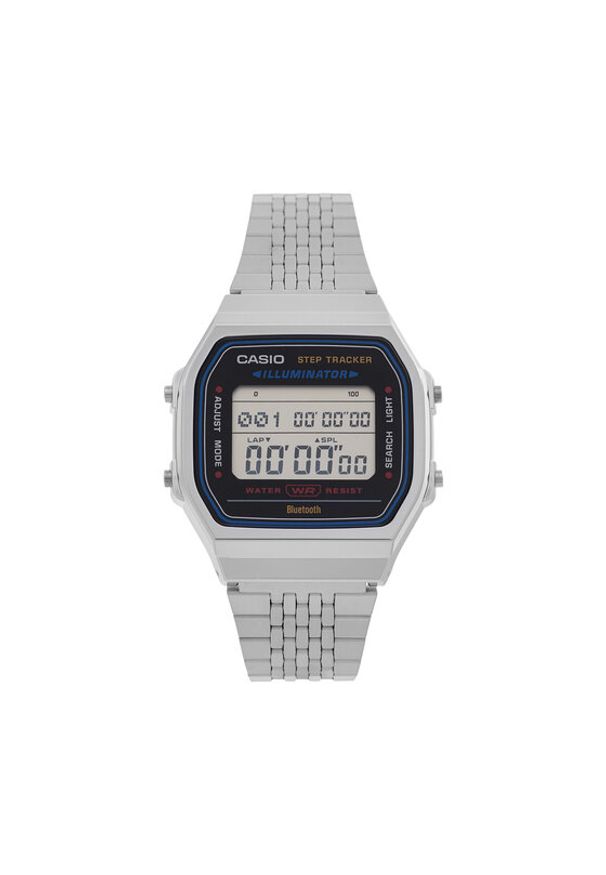 Casio Zegarek Vintage ABL-100WE-1AEF Srebrny. Kolor: srebrny. Styl: vintage
