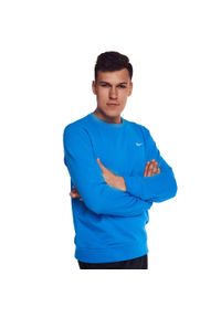 Bluza Męska Sportowa Nike Swoosh. Kolor: niebieski. Sport: fitness