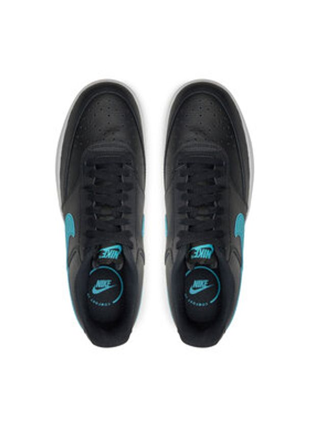 Nike Sneakersy Court Vision LO HF0103 Czarny. Kolor: czarny. Materiał: skóra. Model: Nike Court