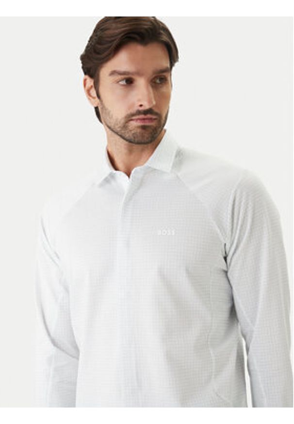 BOSS Koszula Excurse L 50554481 Błękitny Regular Fit. Kolor: niebieski. Materiał: bawełna