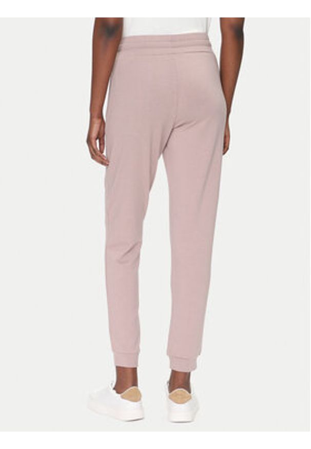 EA7 Emporio Armani Spodnie dresowe 8NTP66 TJ9RZ U4079 Różowy Regular Fit. Kolor: różowy. Materiał: syntetyk