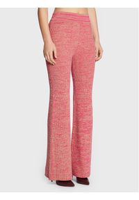 Remain Spodnie dzianinowe Soleima Knit RM1678 Różowy Slim Fit. Kolor: różowy. Materiał: wiskoza