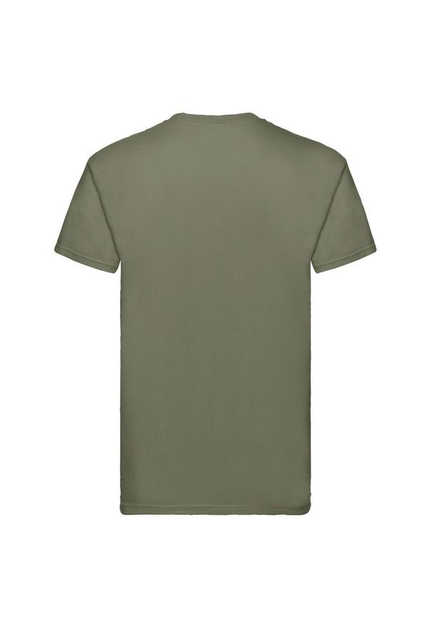 FRUIT OF THE LOOM - Koszulka Unisex Dla Dorosłych Super Premium. Kolor: zielony