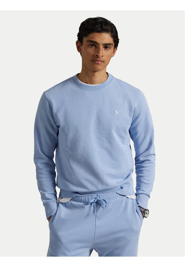 Polo Ralph Lauren Bluza 710916689026 Błękitny Regular Fit. Typ kołnierza: polo. Kolor: niebieski. Materiał: bawełna