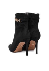 Nine West Botki CEO-LANA-01 Czarny. Kolor: czarny. Materiał: materiał #6