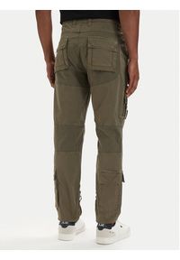 Aeronautica Militare Spodnie cargo 261PA1387UCT01493 Zielony Regular Fit. Kolor: zielony. Materiał: bawełna #5