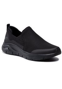 skechers - Skechers Sneakersy Banlin 232043/BBK Czarny. Kolor: czarny. Materiał: materiał #4