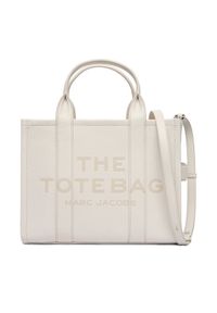 MARC JACOBS - Marc Jacobs Torebka The Leather Medium Tote H004L01PF21 Écru. Materiał: skórzane
