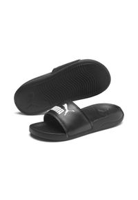 Buty treningowe dziecięce Puma Popcat 20 PS czarne. Okazja: na co dzień. Kolor: biały, wielokolorowy, czarny. Materiał: materiał, syntetyk. Styl: casual