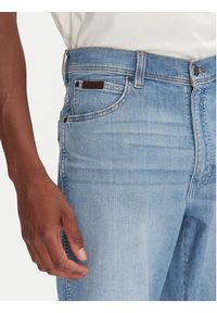 Wrangler Szorty jeansowe Texas 112362508 Niebieski Regular Fit. Kolor: niebieski. Materiał: bawełna