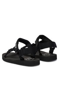 Jack Wolfskin Sandały Taiga A65621 Czarny. Kolor: czarny. Materiał: materiał #2