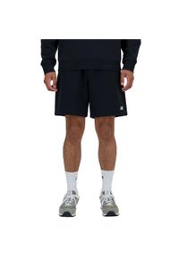 New Balance - Szorty 7 French Terry Rozmiar L Czarny - MS41520BK. Kolor: czarny. Materiał: materiał. Sport: fitness