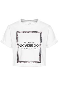 Vans T-Shirt Leila Tee VN0A4CWXWHT Biały Oversize. Kolor: biały. Materiał: bawełna #3