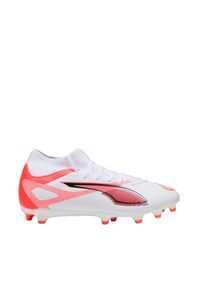 Buty piłkarskie Puma Ultra 5 Play+ FG/AG. Kolor: czarny, pomarańczowy, biały, wielokolorowy. Sport: piłka nożna #1