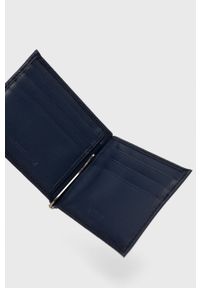 Guess portfel męski. Kolor: niebieski. Materiał: materiał. Wzór: gładki #2