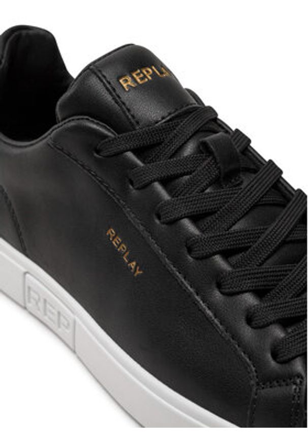 Replay Sneakersy GWZ3S .000.C0030L Czarny. Kolor: czarny. Materiał: skóra