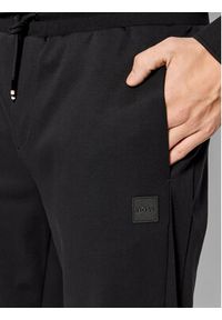 BOSS - Boss Spodnie dresowe Lamont 82 50467130 Czarny Regular Fit. Kolor: czarny. Materiał: dresówka, bawełna