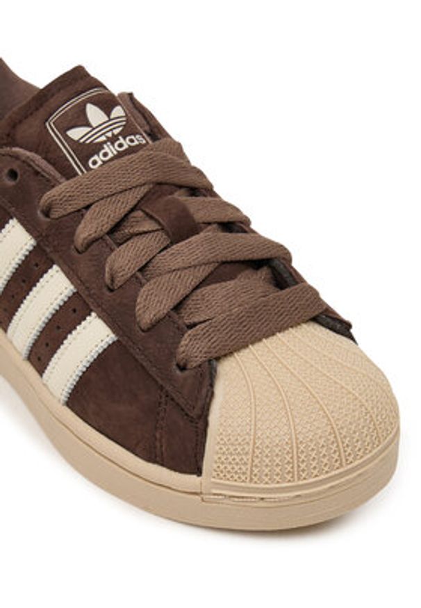 Adidas - adidas Sneakersy Superstar II IH9314 Brązowy. Kolor: brązowy. Materiał: nubuk, skóra. Model: Adidas Superstar