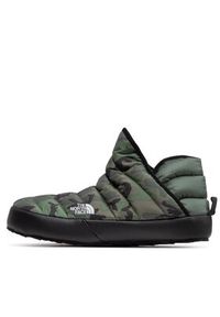 The North Face Kapcie Thermoball Traction Bootie NF0A3MKH28F1 Khaki. Kolor: brązowy. Materiał: materiał #6