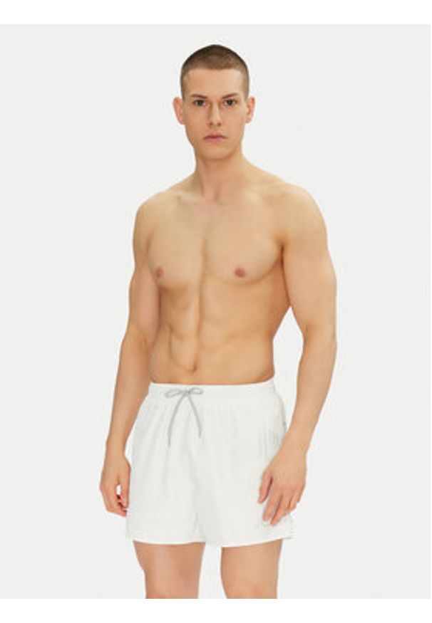 EA7 Emporio Armani Szorty kąpielowe 7M000550 AF14497 F0065 Biały Regular Fit. Kolor: biały. Materiał: syntetyk