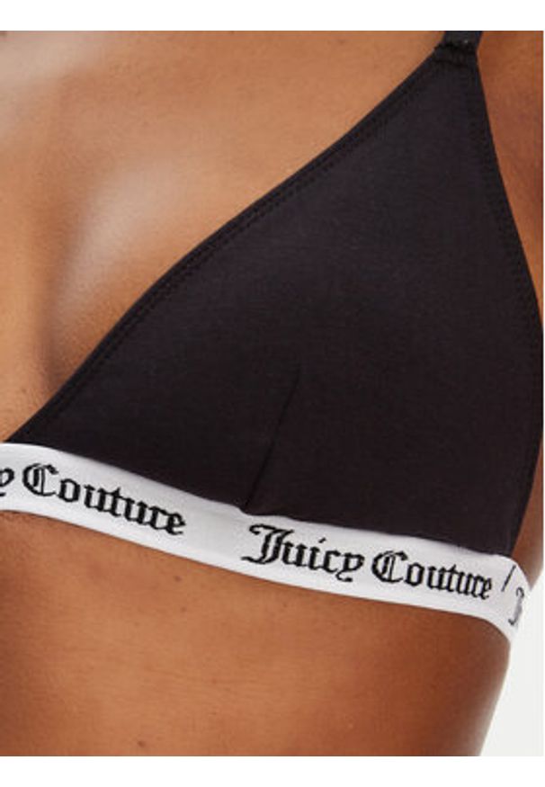 Juicy Couture Biustonosz braletka JCLQB224518 Czarny. Kolor: czarny. Materiał: bawełna