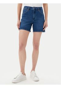 Wrangler Szorty jeansowe Cowboy 112366267 Niebieski Relaxed Fit. Kolor: niebieski. Materiał: bawełna