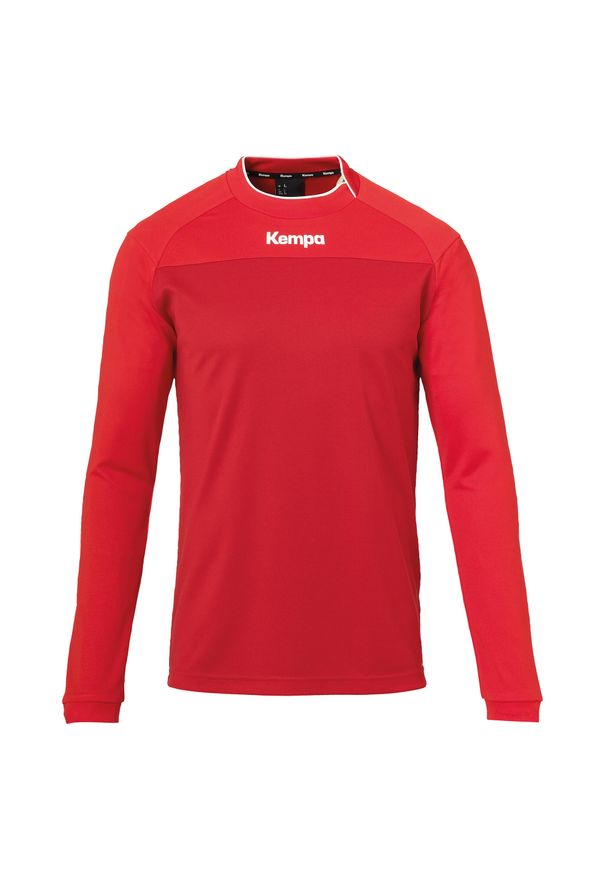 KEMPA - Bluza Kempa Prime. Kolor: czerwony. Materiał: tkanina. Sport: fitness, piłka ręczna