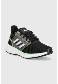 adidas Performance buty do biegania EQ19 Run kolor czarny. Zapięcie: sznurówki. Kolor: czarny. Materiał: materiał, guma. Szerokość cholewki: normalna. Model: Adidas Cloudfoam. Sport: bieganie #2