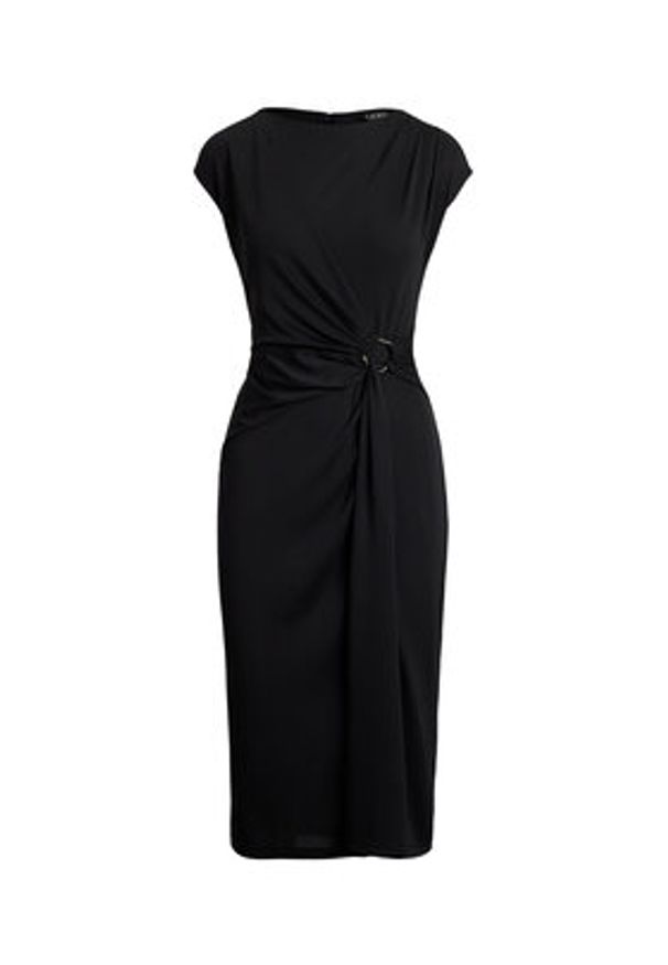 Lauren Ralph Lauren - LAUREN RALPH LAUREN Sukienka koktajlowa 200973601001 Czarny Slim Fit. Kolor: czarny. Materiał: syntetyk. Styl: wizytowy