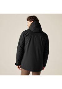 Regatta - Kurtka męska przejściowa ocieplana przeciwdeszczowa Balaton. Kolor: czarny. Materiał: puch, materiał. Sport: turystyka piesza #2