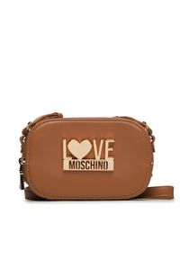 Love Moschino - LOVE MOSCHINO Torebka JC4028PP1HLK0201 Brązowy. Kolor: brązowy. Materiał: skórzane