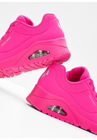 bonprix - Sneakersy Skechers z pianką Memory. Kolor: różowy #2