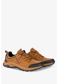 Badoxx - Camelowe buty trekkingowe sznurowane badoxx mxc8387-b. Kolor: brązowy