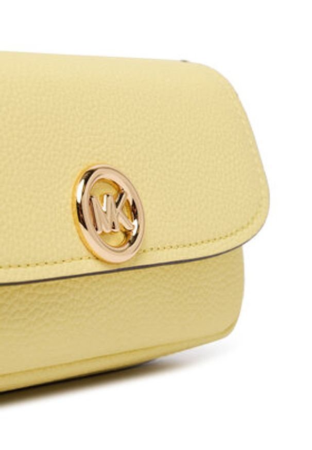 MICHAEL Michael Kors Torebka Nolita 32S6GY5C5L Żółty. Kolor: żółty. Materiał: skórzane