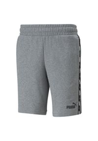 Puma - Męskie szorty Essentials+ Tape PUMA Medium Gray Heather. Kolor: szary. Sport: fitness #1