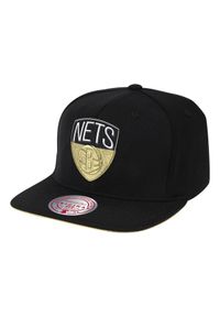 Czapka z daszkiem bejsbolówka Mitchell & Ness NBA Brooklyn Nets. Kolor: czarny #1