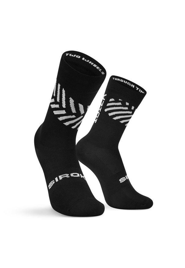 SIROKO - Skarpety kolarskie Vuelta a Ibiza MTB x Siroko Kolarstwo Siroko VIBZ S1 Graveta. Kolor: czarny. Sport: kolarstwo