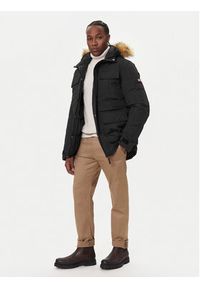 Hunter Parka Angus HARM0018252 Czarny Regular Fit. Kolor: czarny. Materiał: syntetyk