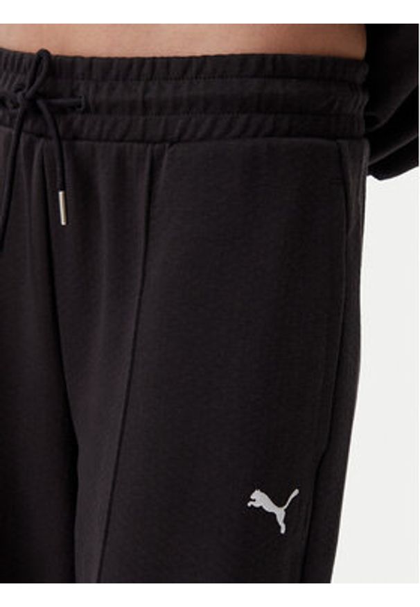 Puma Spodnie dresowe Ess 629774 Czarny Straight Fit. Kolor: czarny. Materiał: bawełna