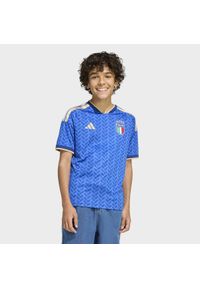 Adidas - Dziecięca koszulka Italy 26 Home. Kolor: niebieski. Technologia: ClimaCool (Adidas). Sport: piłka nożna #1