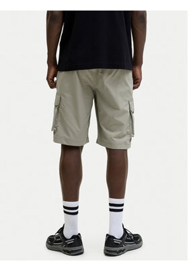 Jack & Jones Szorty materiałowe Cole Ivan 12288611 Zielony Regular Fit. Kolor: zielony. Materiał: syntetyk