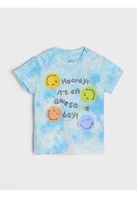 Sinsay - Koszulka z efektem tie dye SmileyWorld® - wielobarwny